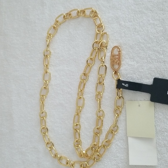 New Ralph Lauren Logo Chain Belt - Picture 3 of 8